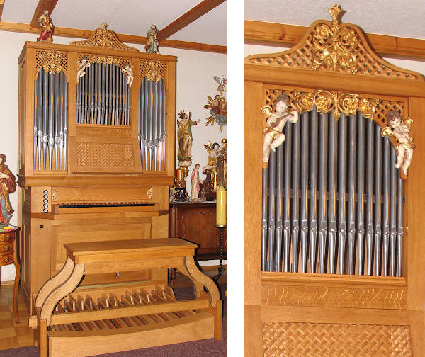 Kleinorgel - für privates Orgelspiel